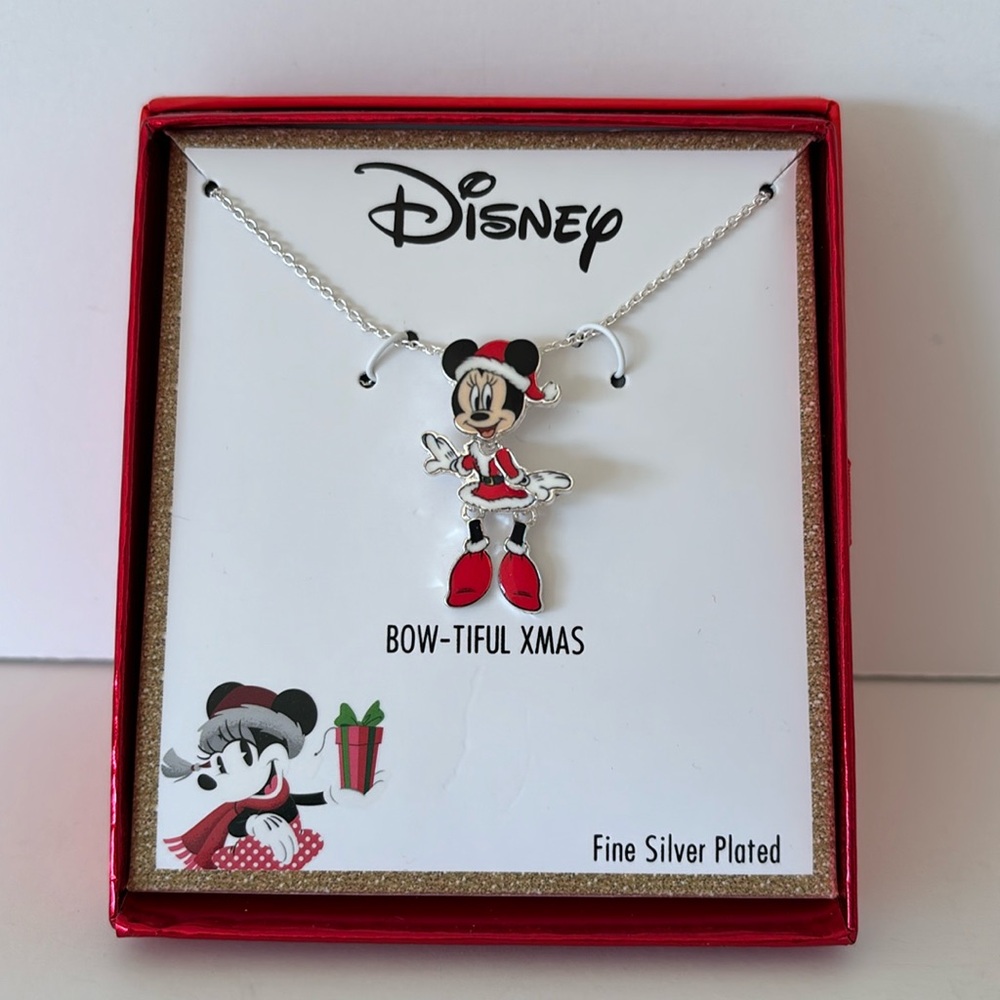 Minnie Mouse Holiday necklace